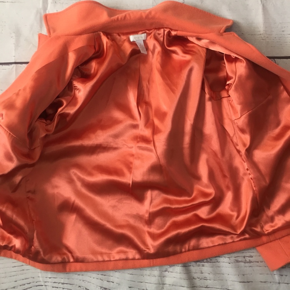 Chico's Solid Orange Open Front Jacket - image 5
